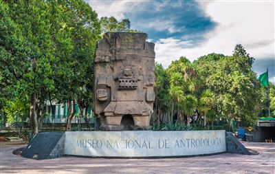 Mexiko City Nationalmuseum für Anthropologie
